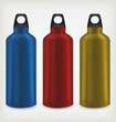 Three water bottles
