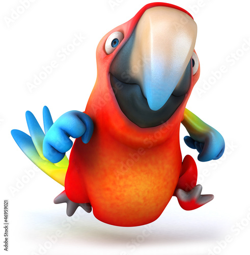 Illustration: Fun parrot Fun parrot