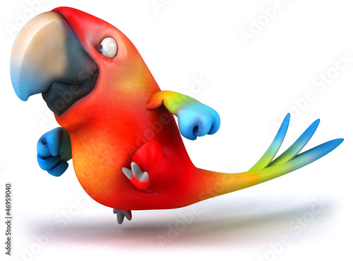 Illustration: Fun parrot Fun parrot