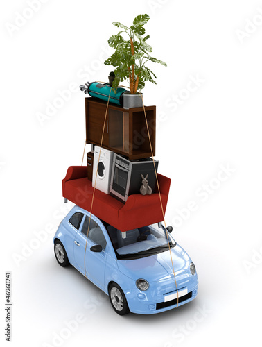 Illustration: Transport und Umzug Transport und Umzug