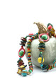 fashion  necklace on pumpkin
