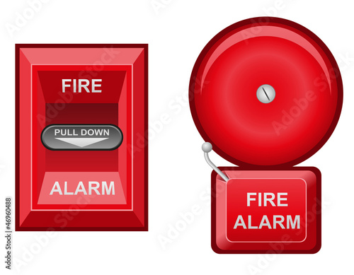 Illustration: fire alarm illustration fire alarm illustration