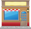 shop facade with a showcase