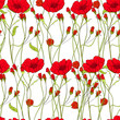 Vektor: Seamless wallpaper with rose flowers Seamless wallpaper with rose flowers