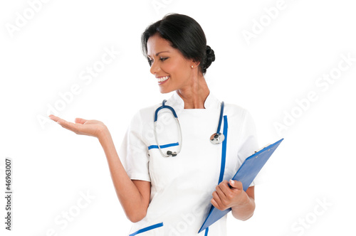 Photo: Smiling nurse display Smiling nurse display