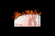 Burning money
