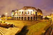 Lights of Colosseum at Night