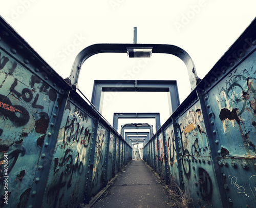 Photo: graffiti foot bridge graffiti foot bridge