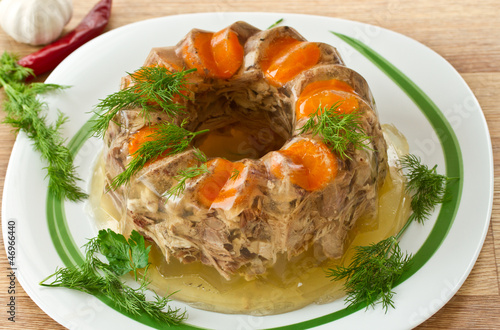 Photo: meat aspic meat aspic
