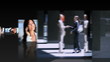 Montage 3D view featuring successful groups of business people