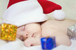 Little Santa sleeps