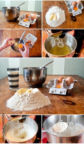 Photo: Baking cake ingredients Baking cake ingredients