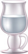 Vector: Glass with water Glass with water