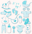 Baby icons set