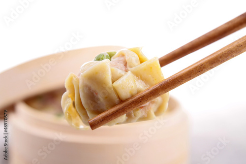 Photo: chopsticks with dimsum chopsticks with dimsum