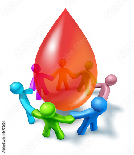 Illustration: Blood Donation Community Blood Donation Community