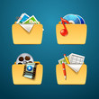 Vector: folders folders