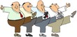 Old men dancing