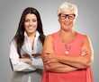 Photo: Portrait Of Two Happy Woman Portrait Of Two Happy Woman