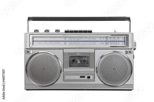 Photo: Vintage Ghetto Blaster Portable Radio Cassette Vintage Ghetto Blaster Portable Radio Cassette