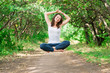 girl levitate