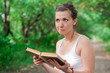 Girl with a book
