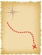 Old pirate map