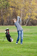 Photo: Young golfer swing Young golfer swing