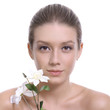 Beautiful Young woman face