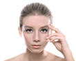 Beautiful Young woman face