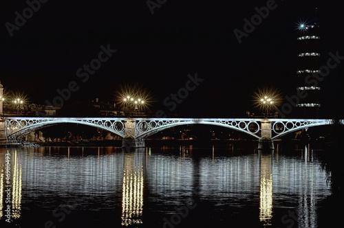 Photo: bridge at night bridge at night