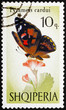 Postage stamp Portugal 1966 Painted Lady, Butterfly, Pyrameis Ca
