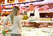 Shopping at the grocery shop