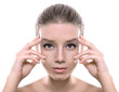 Beautiful Young woman face