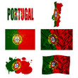 Portuguese flag collage