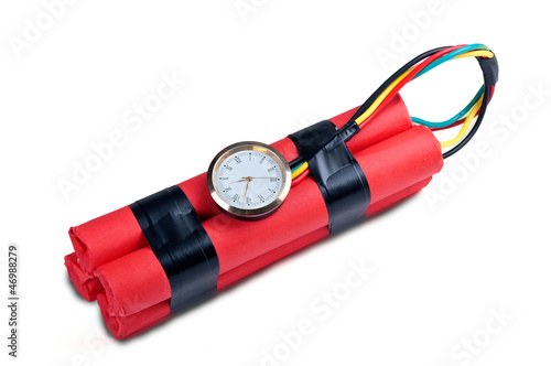 Photo: timebomb made of dynamite timebomb made of dynamite