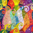 Seamless colorful pattern