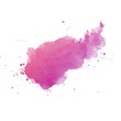 Colorful Abstract watercolor art hand paint on white background