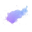 Colorful Abstract watercolor art hand paint on white background
