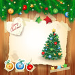 Chistmas card with copyspace