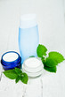 face cream and lotion with urtica leaves