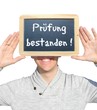 Mann Tafel - Prüfung bestanden