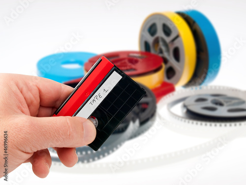Photo: videocassette videocassette