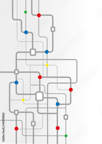 Vector: 回路イメージの背景素材 回路イメージの背景素材