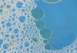 Bubbles on a blue background