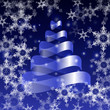 Vector: Christmas background. Christmas tree with snowflakes. Christmas background. Christmas tree with snowflakes.