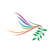 Vector logo Peace