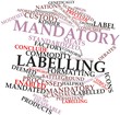 Word cloud for Mandatory labelling