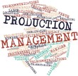 Word cloud for Production management