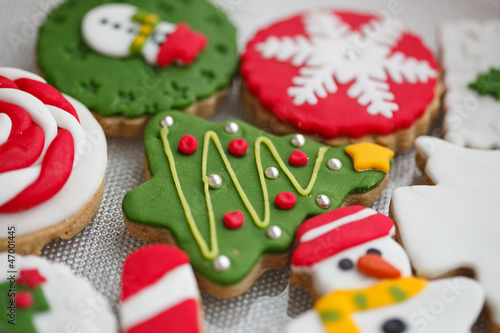 Photo: Homemade christmas cookies - gingerbread Homemade christmas cookies - gingerbread